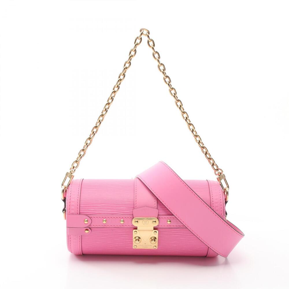 Louis Vuitton Papillon Trunk Handbag Epi Leather Pink